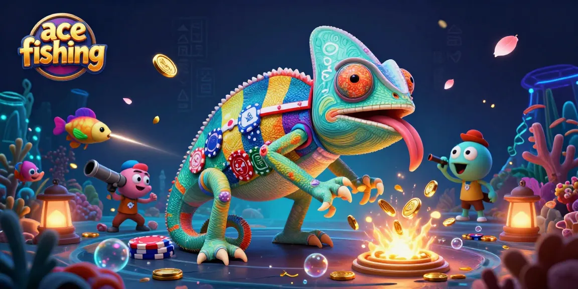Experience ace fishing with vibrant underwater visuals, engaging gameplay elements, and striking 3D characters.