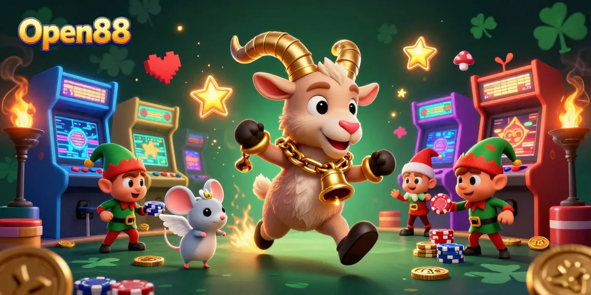 Win big at Open88 with engaging gaming elements and vibrant characters in a thrilling casino scene.