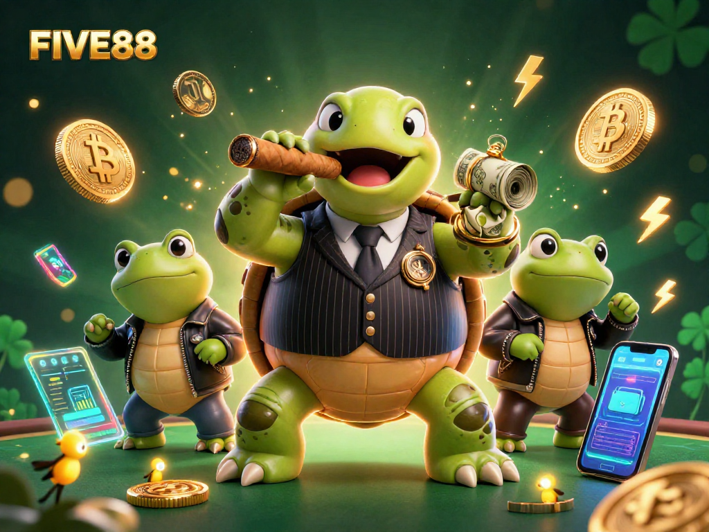 Engage with FIVE88's thrilling world of gambling and crypto-inspired fun!