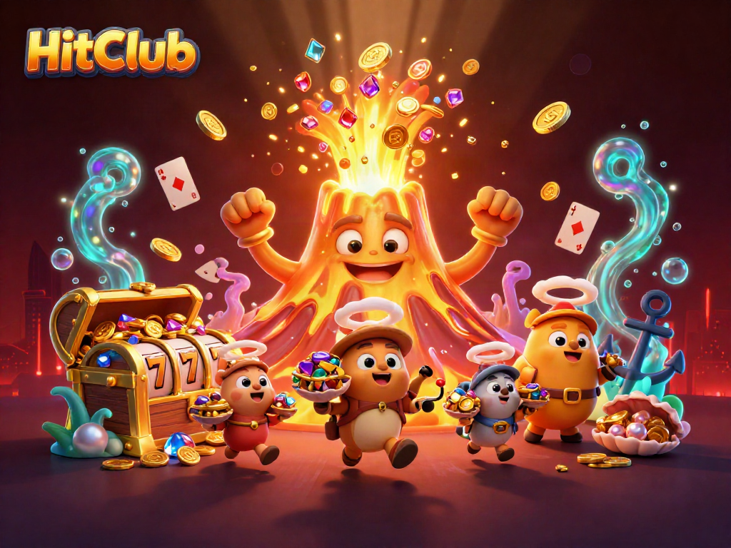 HitClub brings thrilling excitement with colorful slot elements and treasure-filled adventures.