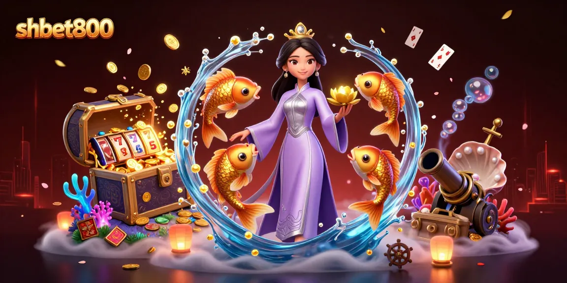 Engage with shbet800 and experience thrilling slots amidst golden koi and vibrant treasures.