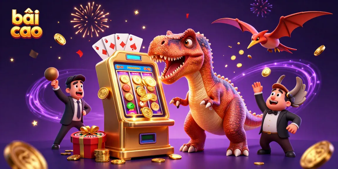 bài cào action scene with a pachycephalosaurus winning jackpots and collecting golden coins in a casino