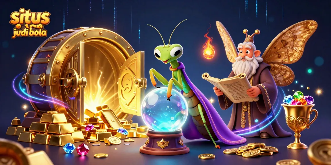 Situs judi bola dengan karakter unik dalam ilustrasi 3D, memperlihatkan permainan yang penuh strategi dan peluang.