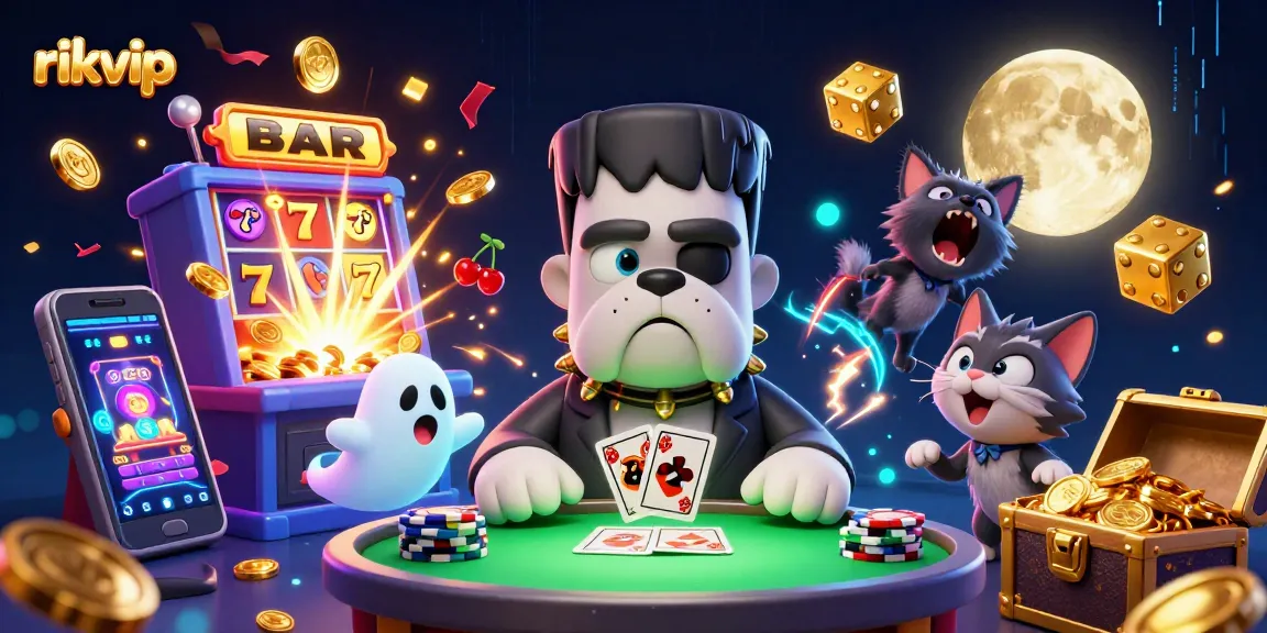 Experience thrilling casino action with rikvip featuring vibrant characters and game elements.