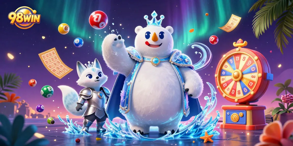 Win big at 98WIN with vibrant lottery elements, enticing players with excitement and hope.