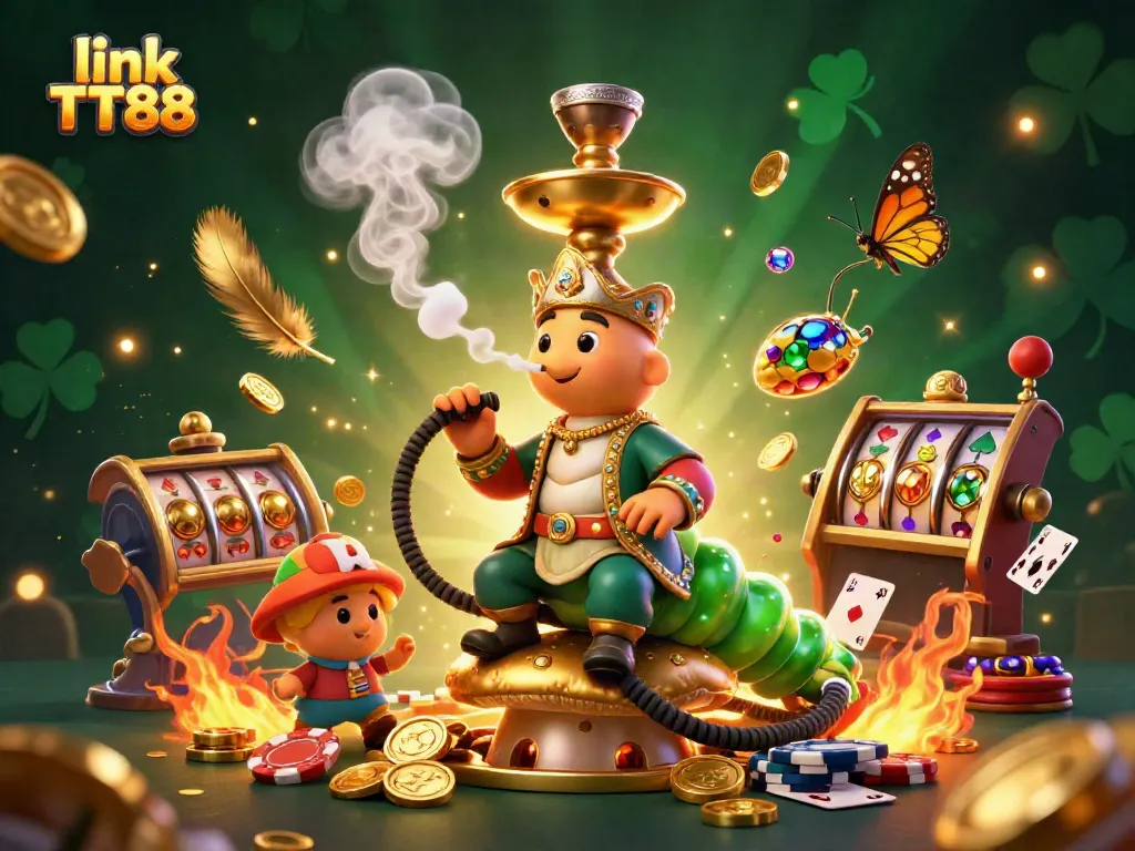 Experience thrilling gameplay at link TT88 with vibrant poker chips and casino elements.