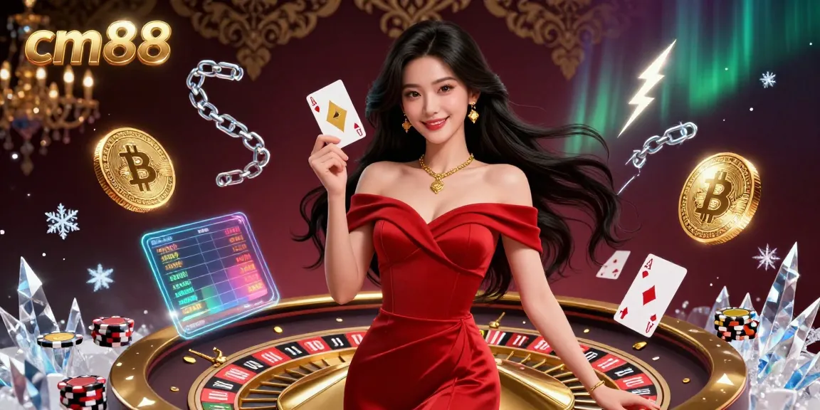 Experience thrilling gaming at cm88 with elegant visuals of a confident dealer at a roulette wheel.