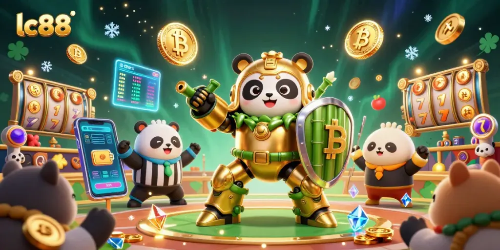 Engage with the vibrant lc88 casino experience, featuring animated characters and dynamic game elements.