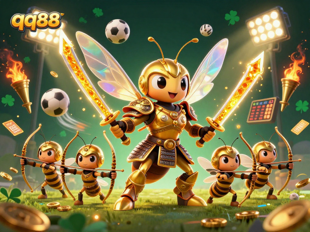 Experience exhilarating sports betting action with qq88 featuring dynamic players and trophy excitement.