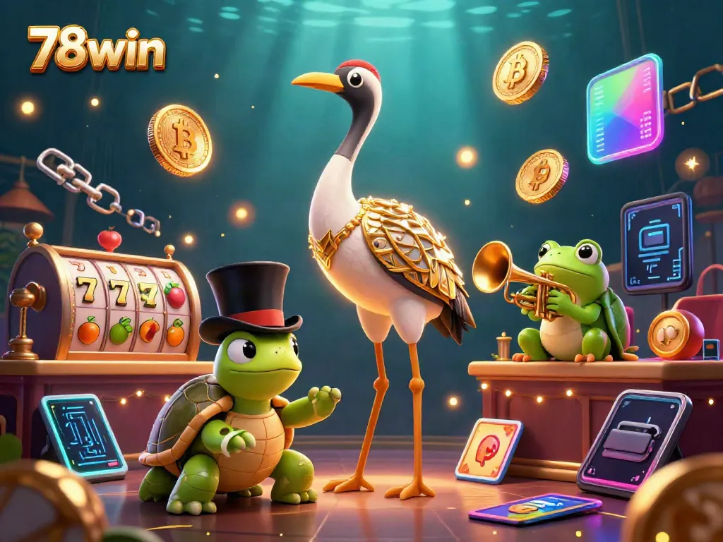 Experience the thrills of 78win with vibrant 3D casino characters and immersive elements