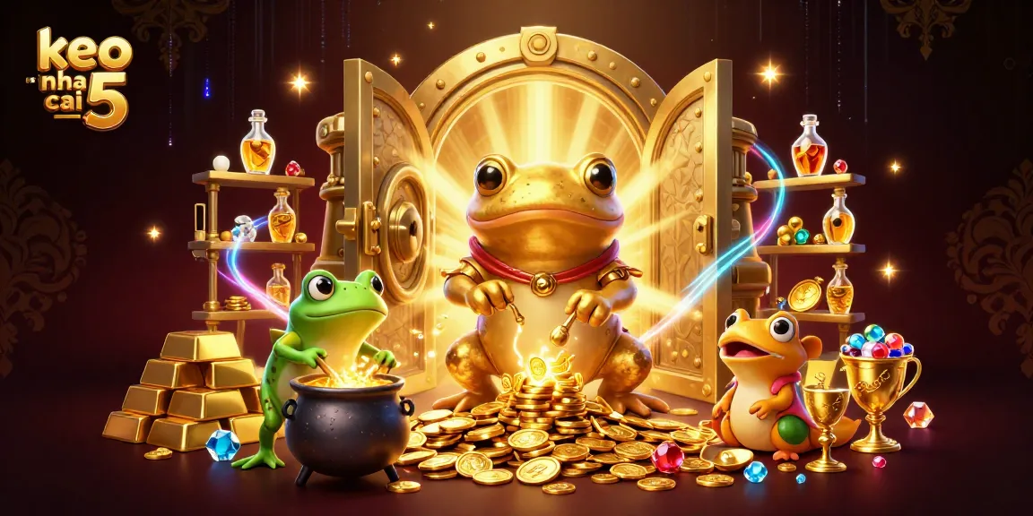 Experience winning with keo nha cai 5 as golden salamander alchemist transforms base metals into gold coins.