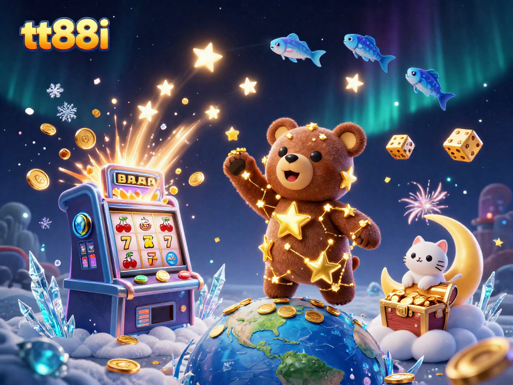 Engage with the magical tt88i casino world where fortune blossoms with golden coins raining down.