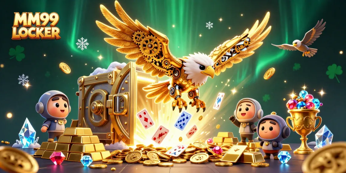 Experience the thrill of MM99 LOCKER with captivating 3D illustrations of casino gaming actions.