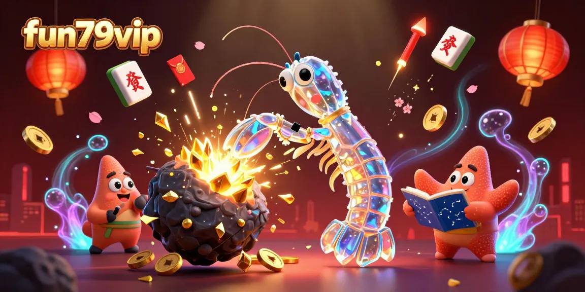 Engage in thrilling adventures at fun79vip with a vibrant 3D casino scene featuring exciting game elements.