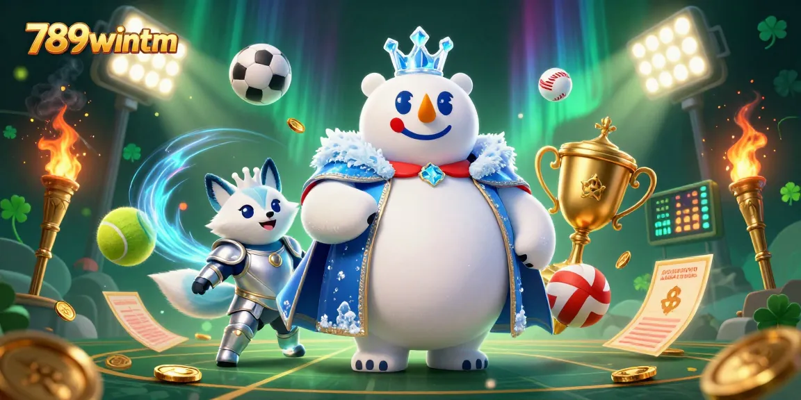 Engage with 789wintm's vibrant sports betting scene featuring dynamic characters and thrilling game elements.