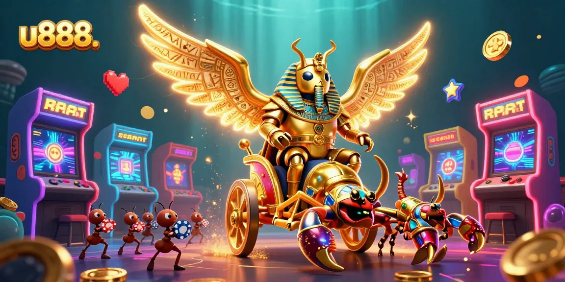 Experience the thrill of winning with u888. as golden scarabs and colorful games come alive in 3D.