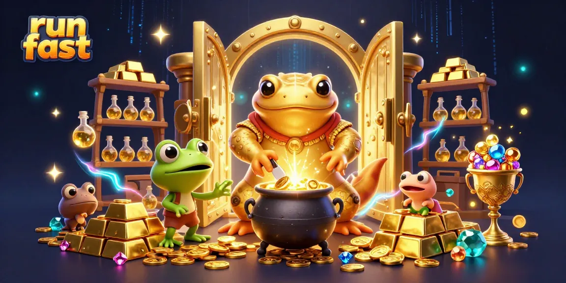 Experience run fast as the golden salamander alchemist transforms metals into riches in a magical casino scene.