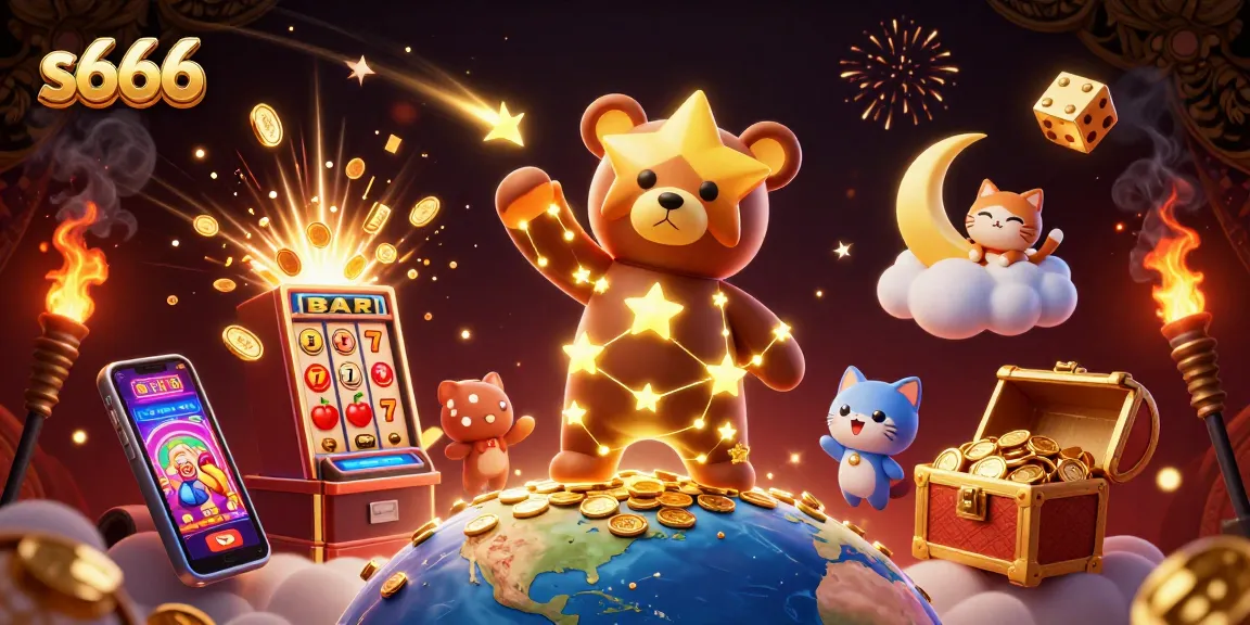 Win jackpots at s666 with vibrant 3D casino characters and dynamic gaming elements.