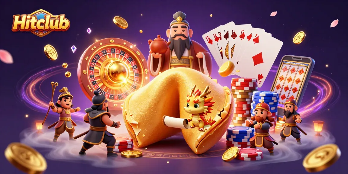 Experience exciting wins at Hitclub with vibrant gambling elements and mystical characters.