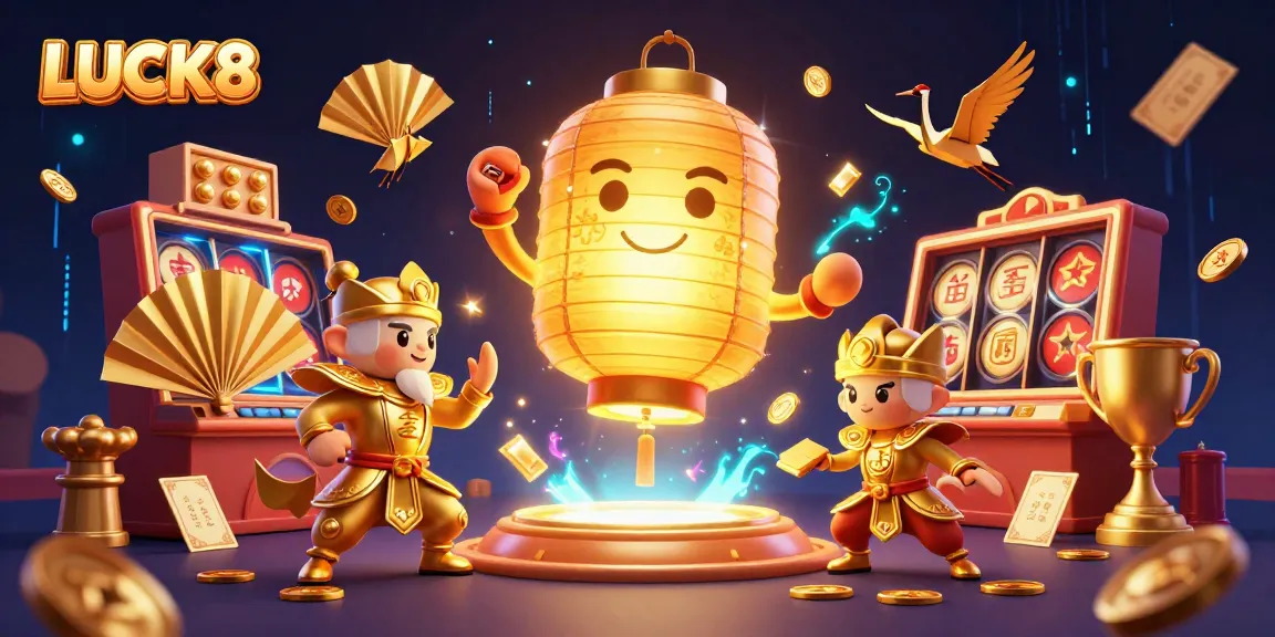 Experience thrilling gameplay at LUCK8 with vibrant slot games and lucky symbols in 3D!
