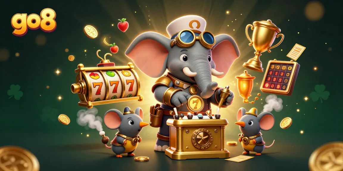Spin the golden slot machine and win big at go8 with exciting games and flashing jackpots.